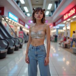 Y2K Girl Mall Shopper