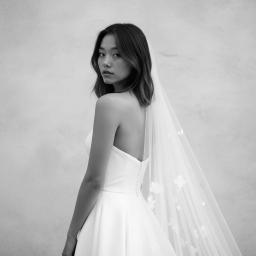 B&W Bride photoshoot