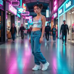 Y2K Girl Mall Shopper